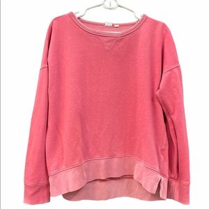 Medium Pink Gap Long Sleeve Thin Sweatshirt